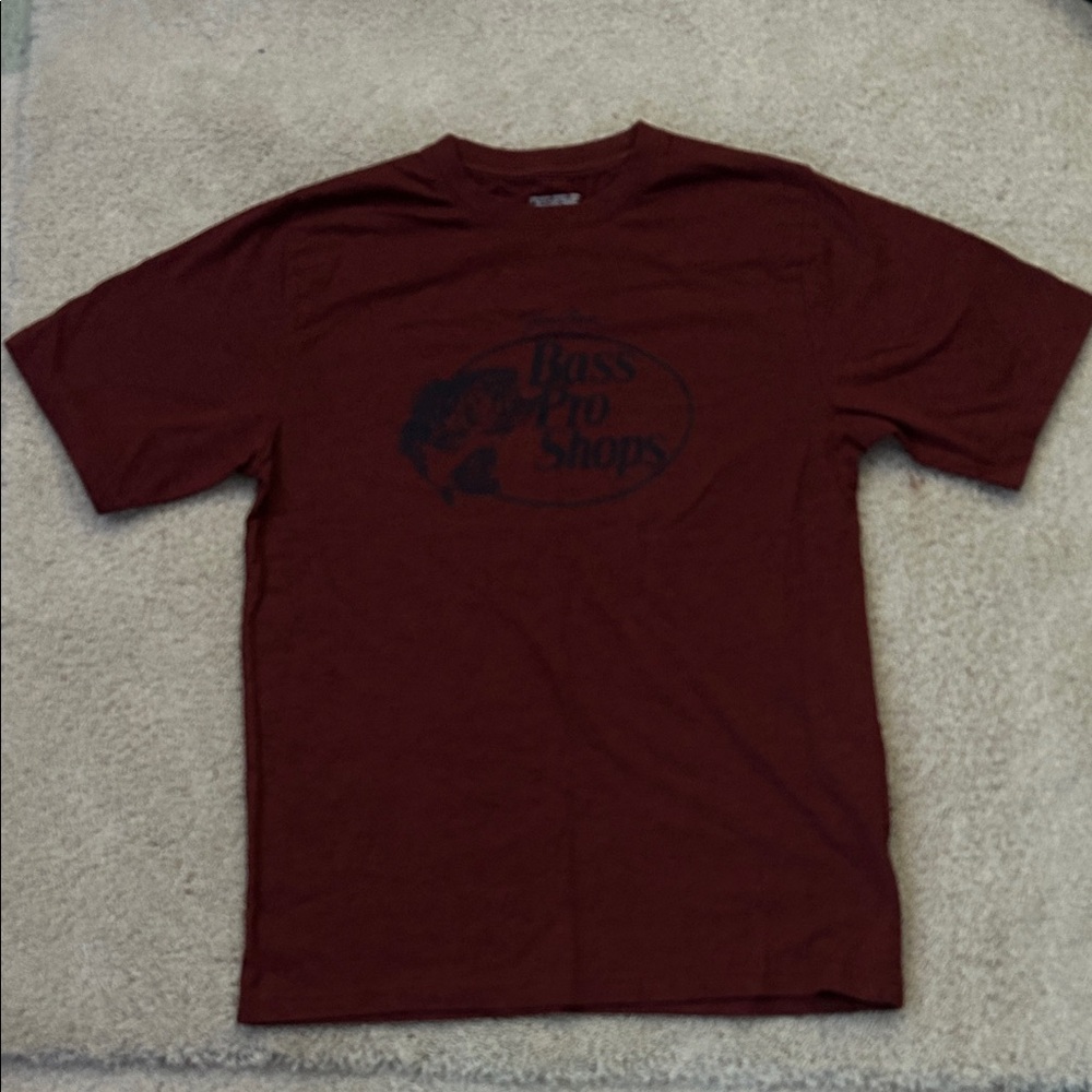 Bass Pro Shops Burgundy Graphic Tee